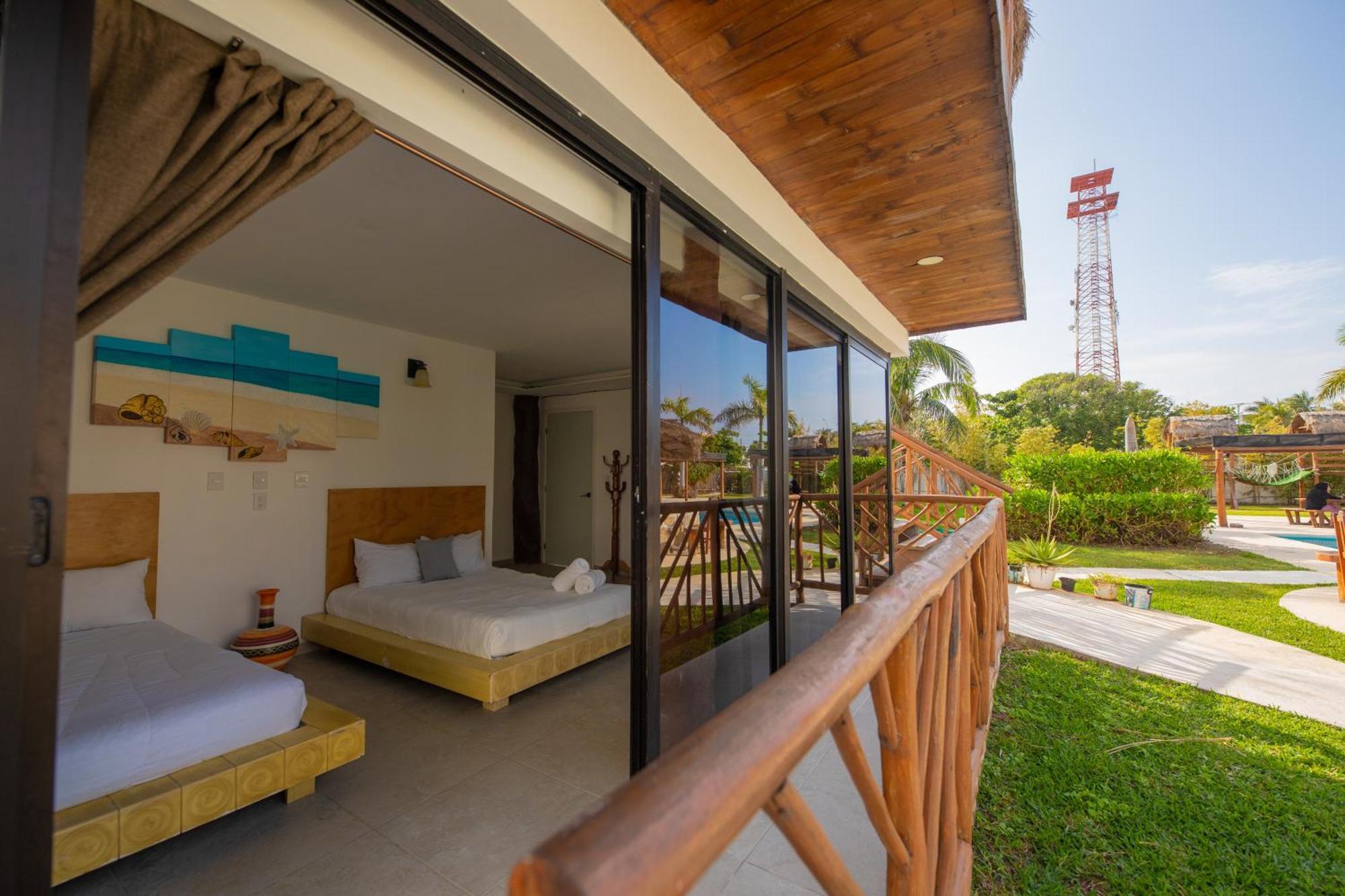 Kabanas & Beach Club Ojo De Agua Puerto Morelos Exteriör bild