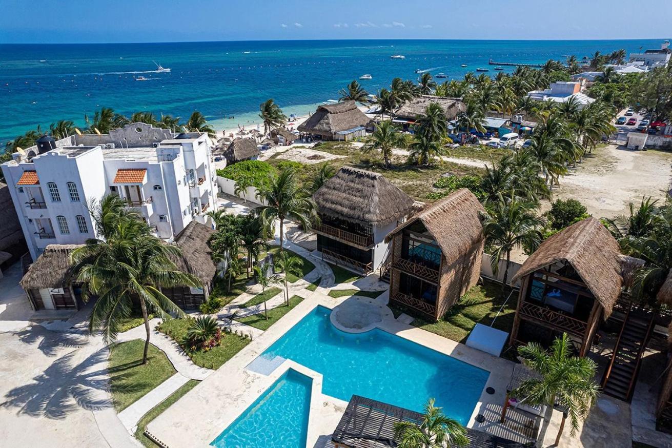Kabanas & Beach Club Ojo De Agua Puerto Morelos Exteriör bild