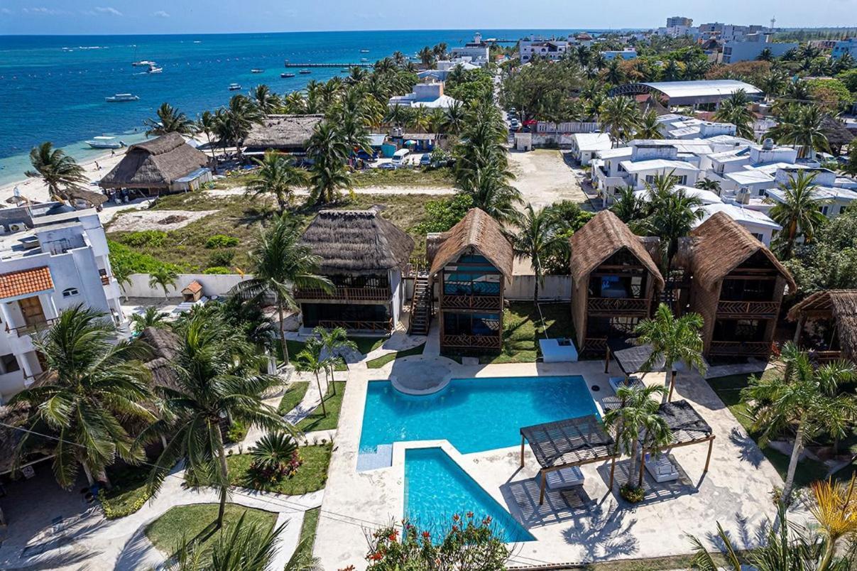 Kabanas & Beach Club Ojo De Agua Puerto Morelos Exteriör bild